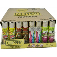 CLIPPER LIGHTERS CP11 HIPPIE CHIC DESIGN